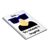 Incognito Mustache & Glasses notebook Notitieboek (Rechterzijde)