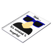 Incognito Mustache & Glasses notebook Notitieboek (Linkerzijde)