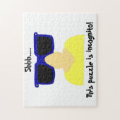 Incognito Mustache & Glasses Puzzle Legpuzzel (Verticaal)