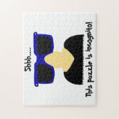 Incognito Mustache & Glasses Puzzle Legpuzzel (Verticaal)
