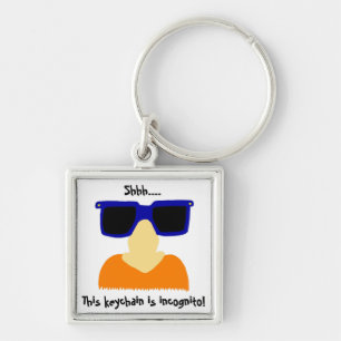 Incognito Mustache & Glasses Sleutelhanger