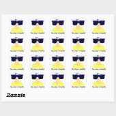 Incognito Mustache & Glasses Stickers - Set van 20 (Vel)