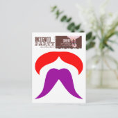 Incognito Party Mustaches 2 Briefkaart (Staand voorkant)