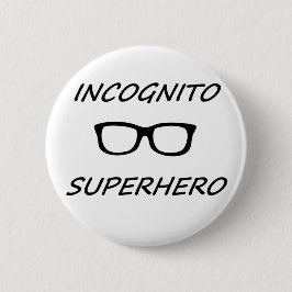Incognito Superheld 01B Ronde Button 5,7 Cm