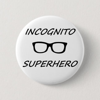 Incognito Superheld 01B Ronde Button 5,7 Cm