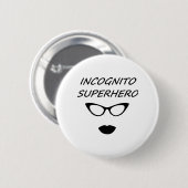 Incognito Superheld 03B Ronde Button 5,7 Cm (Voorkant /achterkant)