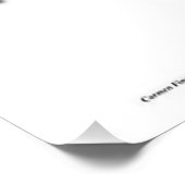 "Incoherente structuur", glanzend Poster (Hoek)