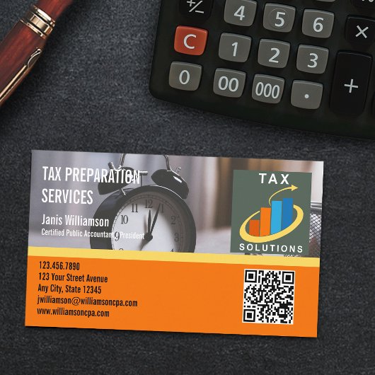 Income Tax Preparation Visitekaartje
