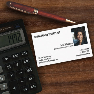 Income Tax Preparation   Visitekaartje