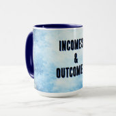 INCOMES & OUTCOMES MUG MOK (Voorkant links)