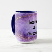 Incomes & Outcomes Mug Mok (Voorkant links)