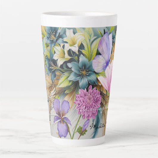 Incoming Blessings-Latte Mug Latte Mok (Voorkant)