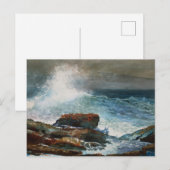 Incoming Tide Scarborough Maine By Winslow Homer Briefkaart (Voorkant / Achterkant)
