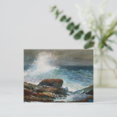 Incoming Tide Scarborough Maine By Winslow Homer Briefkaart (Staand voorkant)