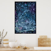 Incopreale bloemen poster (Keuken)