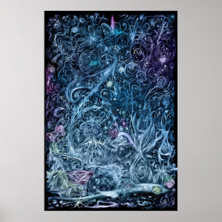 Incopreale bloemen poster