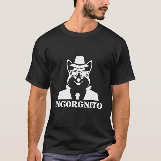 Incorgnito Corgi Cadeau T-shirt (Voorkant)
