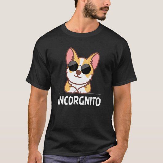 Incorgnito Corgi Corgi T-shirt (Voorkant)
