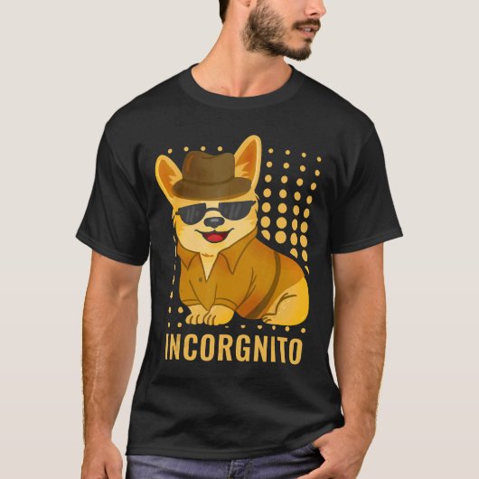 Incorgnito Corgi T-shirt (Voorkant)