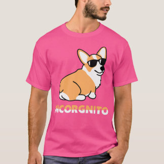 Incorgnito Dogcool Pembroke Welsh Corgi Sunbribril T-shirt