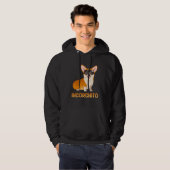 Incorgnito Funny Corgi Dog Lover Hoodie (Voorkant volledig)