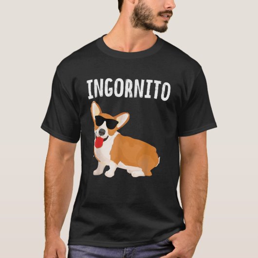  incorgnito Funny Corgi Lover Gift T-shirt (Voorkant)