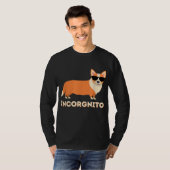 Incorgnito - Funny Welsh Corgi Owner Hondenliefheb T-shirt (Voorkant volledig)