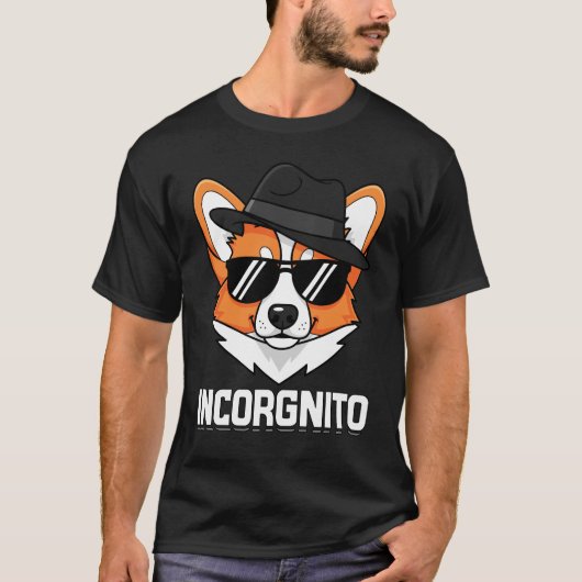 Incorgnito Stealthy Corgi in de kleuren T-shirt (Voorkant)