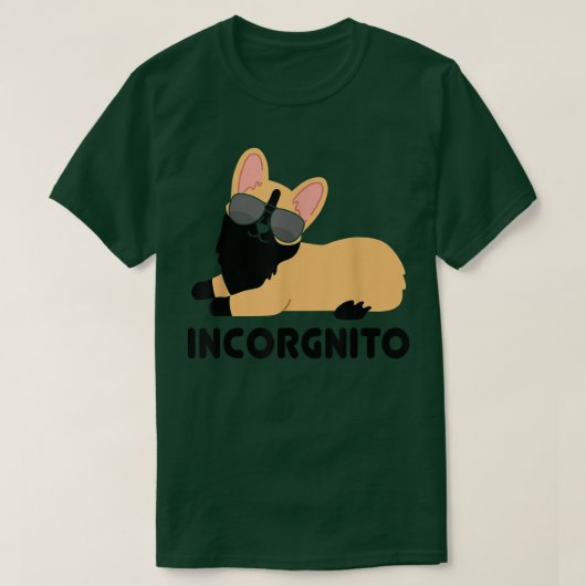 Incorgnito Welsh Corgi Eigenaar Funny Dog Lover T- T-shirt (Design voorkant)
