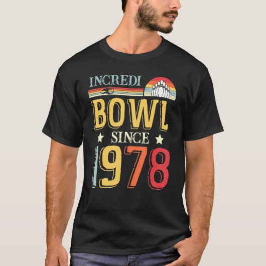 Incredi Bowl sinds 1978 Funny T-shirt (Voorkant)