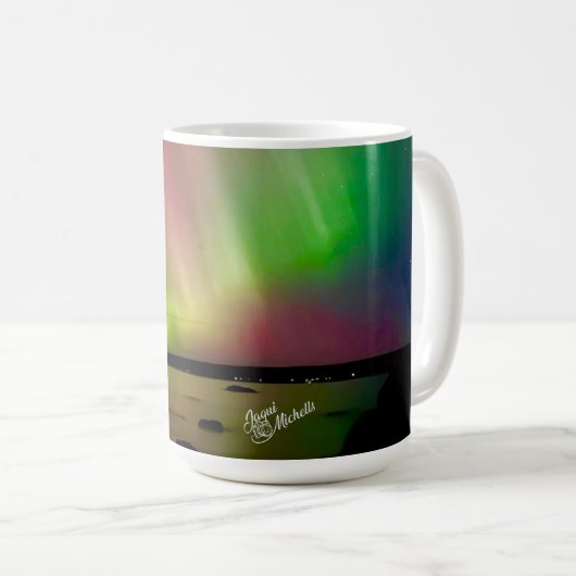 Incredible Aurora Borealis Northern Lights Mug Koffiemok (Voorkant rechts)