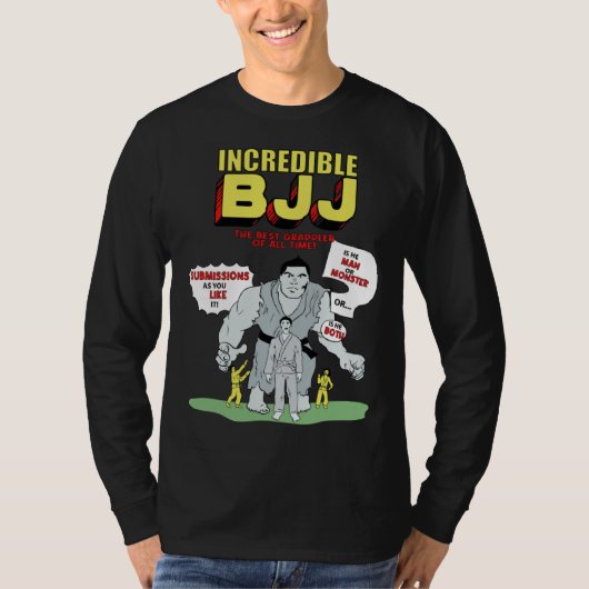 Incredible BJJ Brazilian Jiu Jitsu BJJ MMA T-shirt (Voorkant)