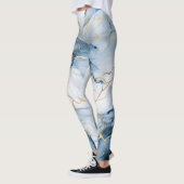 Incredible Color Print Light Blue Marble Leggings (Links)