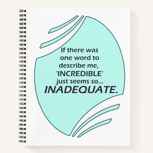 Incredible is inaccurate notitieboek (Voorkant)