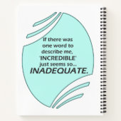 Incredible is inaccurate notitieboek (Achterkant)