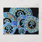 Indalo Man Cermaics, Almeria, Spanje Briefkaart (Voorkant)