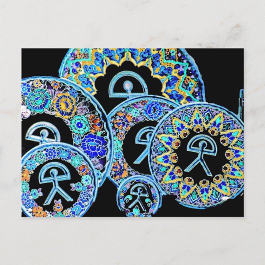 Indalo Man Cermaics, Almeria, Spanje Briefkaart (Voorkant)