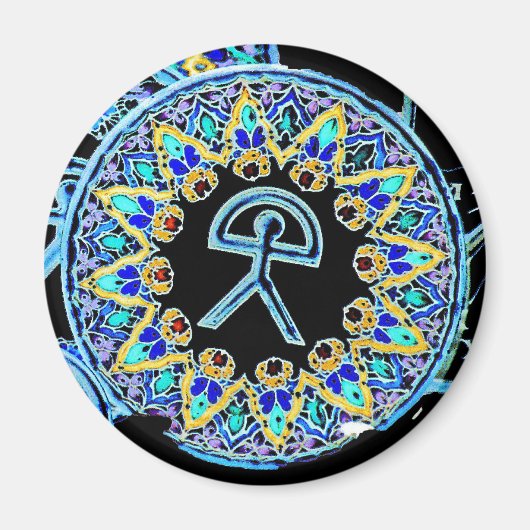 Indalo Man Cermaics, Almeria, Spanje Magneet (Voorkant)