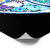 Indalo Man Cermaics, Almeria, Spanje Poster (Hoek)