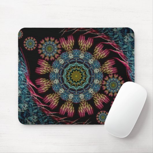 Indara Fractal Wheels Mousepad Muismat (Met muis)