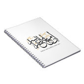 Indeed With Hardship Comes Ease – Arabic Thuluth  Notitieboek (Rechterzijde)