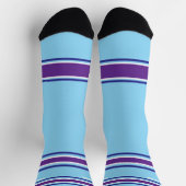 Indego and purple Sport Jersey - Name Number Socks Sokken (Top)