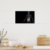 Indeling van het menselijke spijsverteringsstelsel poster (Keuken)