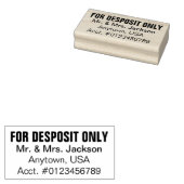 Indendorsement controleren rubberstempel (Gestempeld)