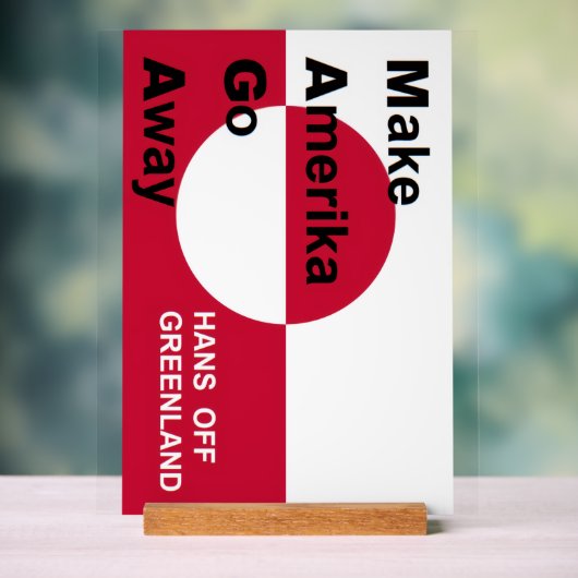 Independant Greenland Acryl Bord (Neutraal)