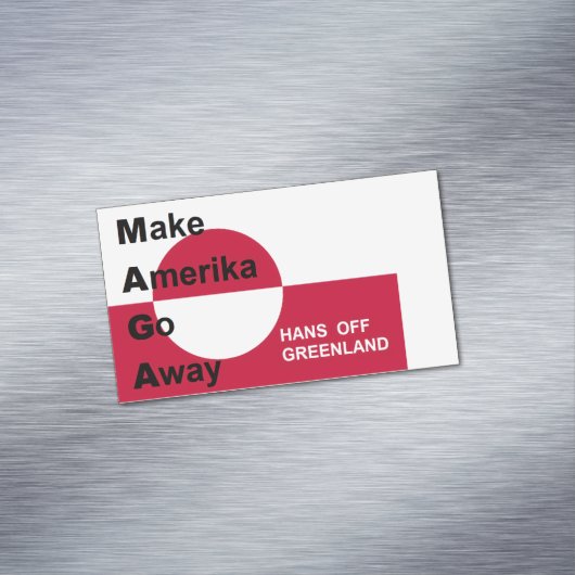 Independant Greenland Magnetisch Visitekaartje (Voorbeeld)