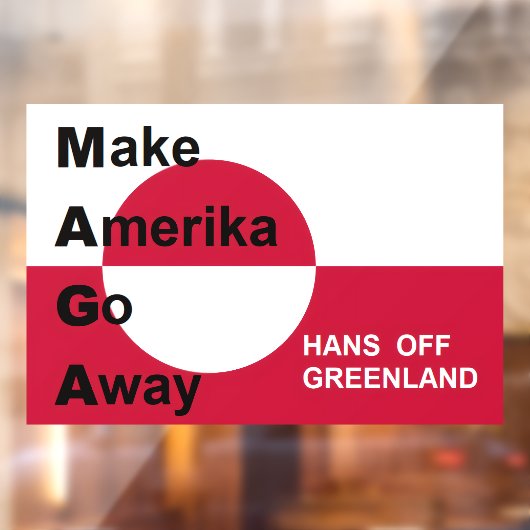 Independant Greenland Raamsticker (Vel 2)