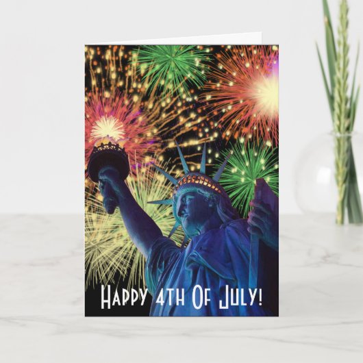 Independence Day 4th of July Card Kaart (Voorkant)