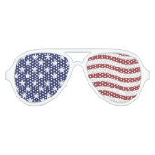 Independence Day- American Day- Patriotism Aviator Zonnebril (Voorkant)
