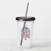 Independence Day American Eagle Acryl Drinkbeker (Achterkant)